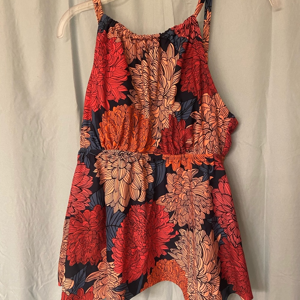 Kona Sol high neck tankini swim top